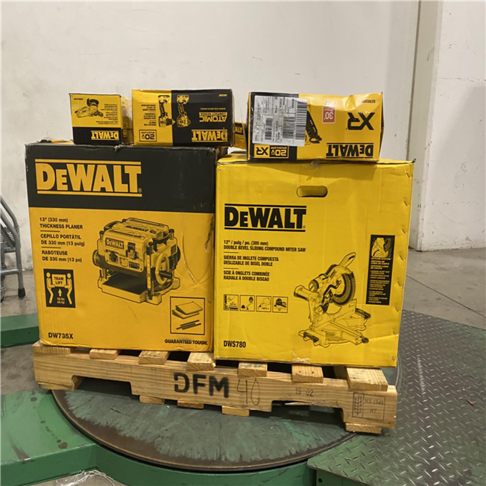 Dallas Location - As-Is DEWALT Tool Pallet