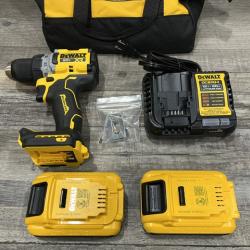 AS-IS DEWALT 20V XR Lithium-Ion Cordless Brushless 1/2 in. Drill/Driver Kit
