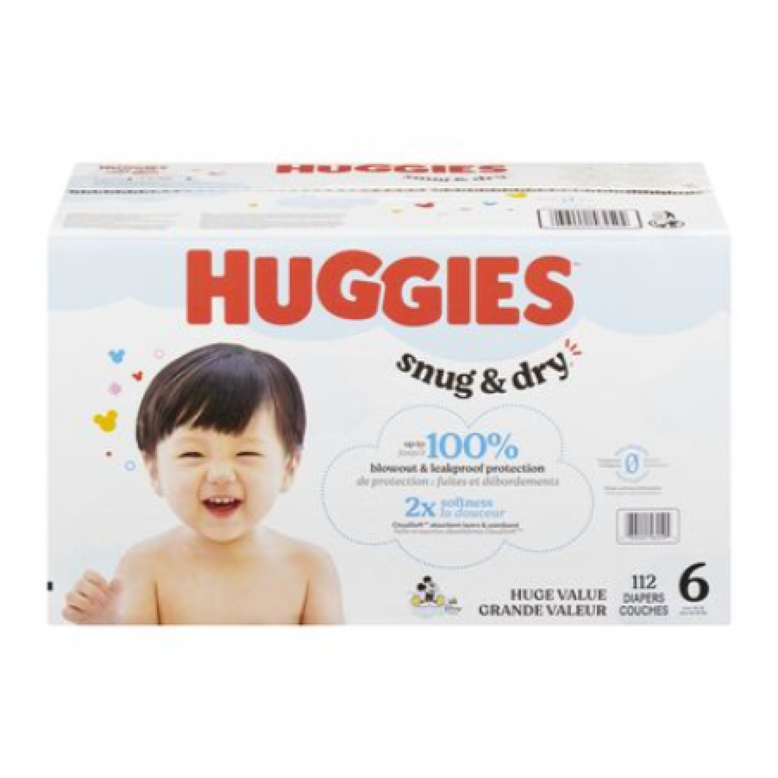 DALLAS LOCATION- NEW! HUGGIES Size 6 Baby Diapers  Snug&Dry (45 BOXES)