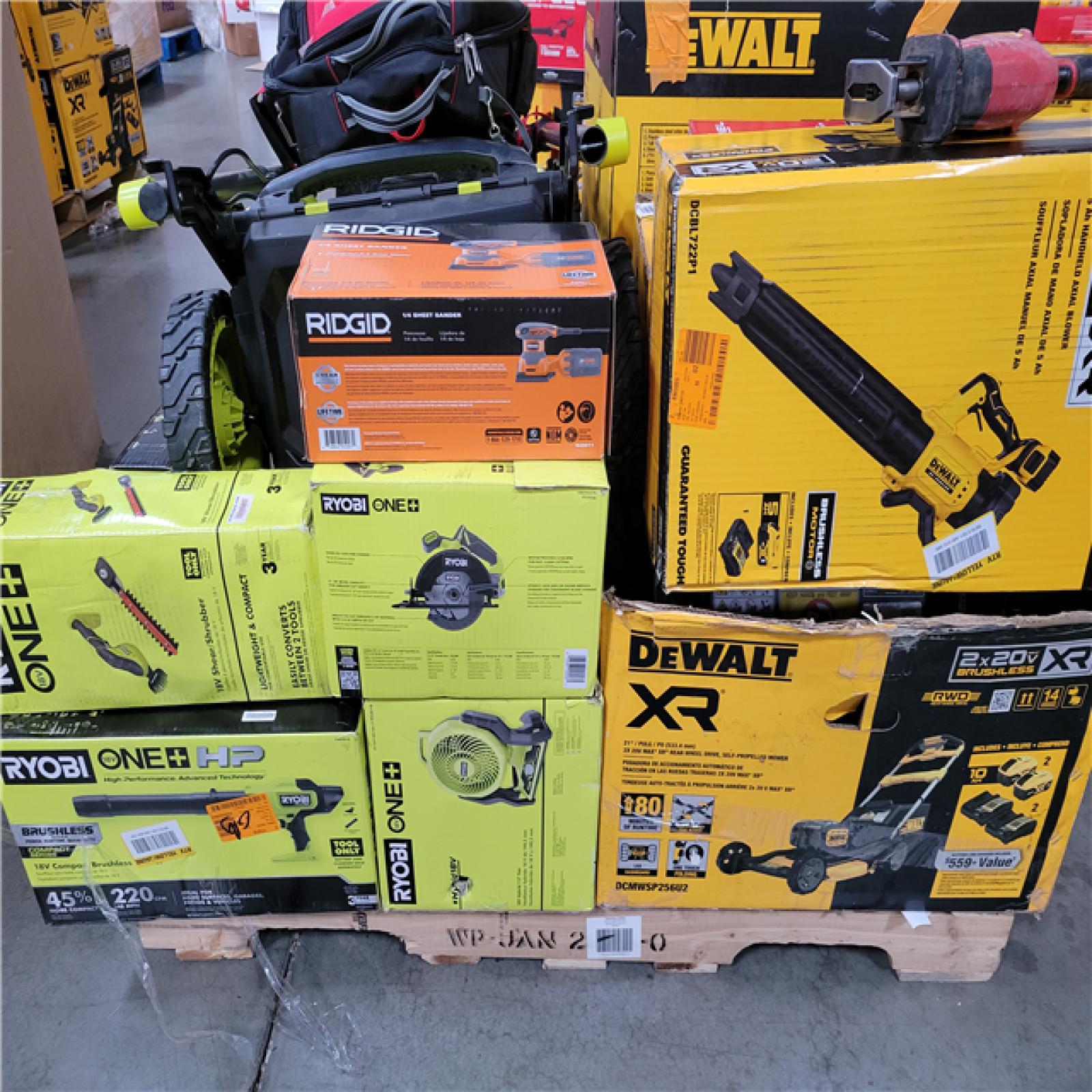 CALIFORNIA AS-IS TOOL PALLET