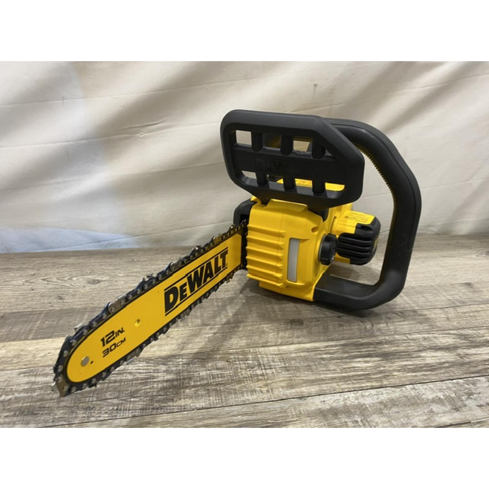 AS-IS DEWALT 20V MAX 12 in. Cordless Battery Powered Chainsaw (Tool Only)
