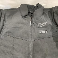 AS-IS Milwaukee Women's Medium 12-Volt Lithium-Ion Cordless AXIS Black Heated Quilted Jacket Kit