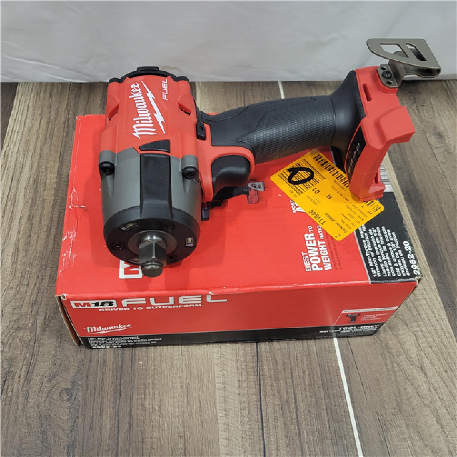 GOOD Milwaukee M18 18V Fuel 1/2  Mid-Torque Impact Wrench Cordless Lithium-Ion Brushless with Friction Ring 2962-20