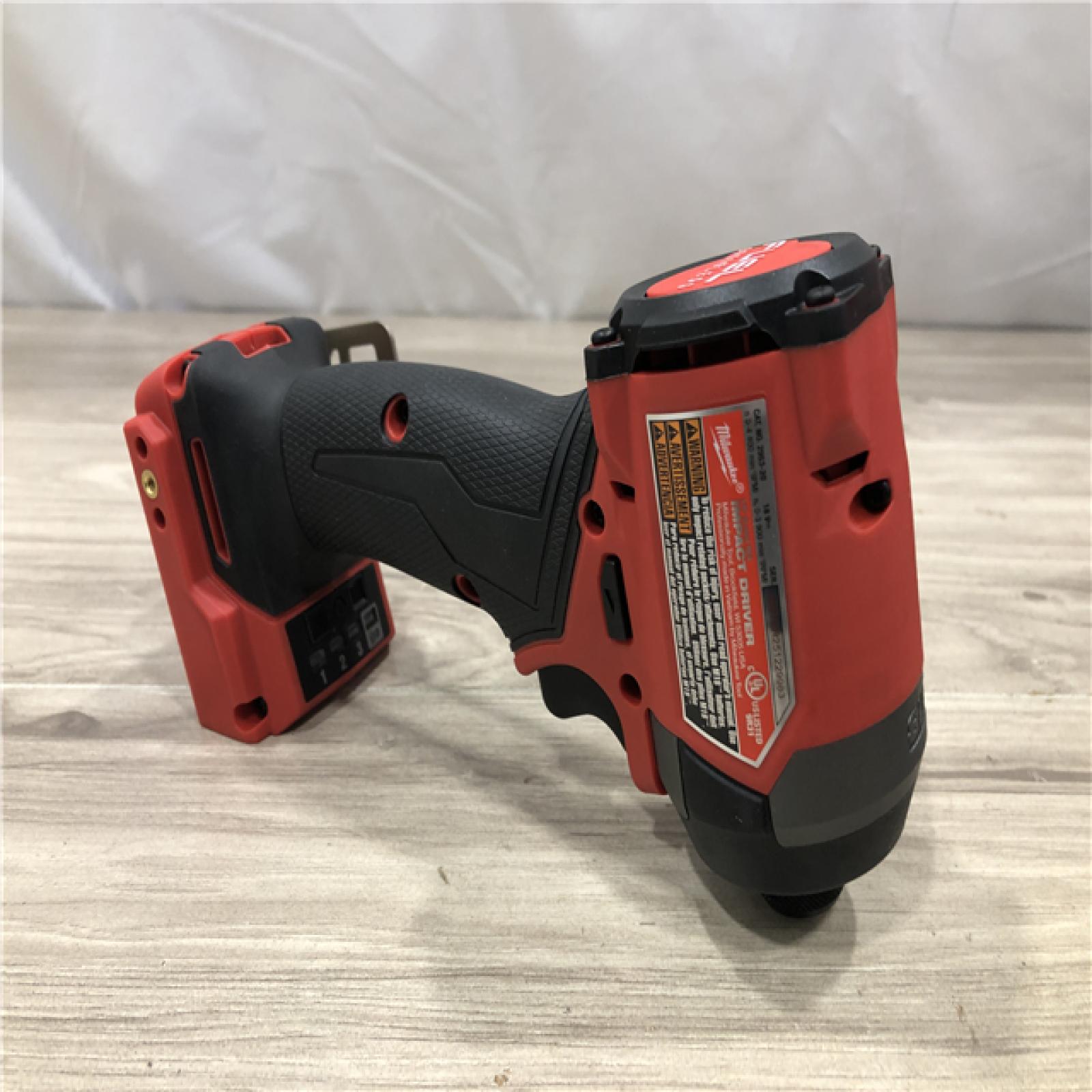 AS-IS Milwaukee FUEL 18V Lithium-Ion Cordless Hammer Drill and Impact Driver Combo Kit