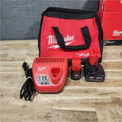 HOUSTON LOCATION - AS-IS Milwaukee FUEL 12-Volt Lithium-Ion Brushless Cordless Hammer Drill and Impact Driver Combo Kit
