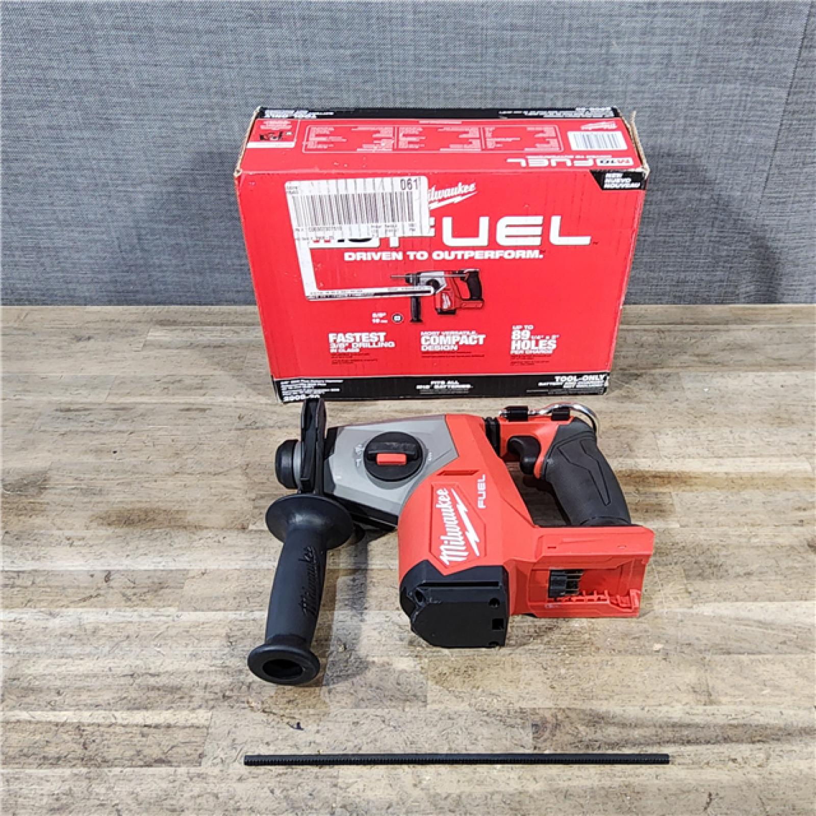 HOUSTON LOCATION - AS-IS Milwaukee M18 FUEL 18V Lithium-Ion Brushless Cordless 5/8 in. SDS-Plus Rotary Hammer (Tool-Only)