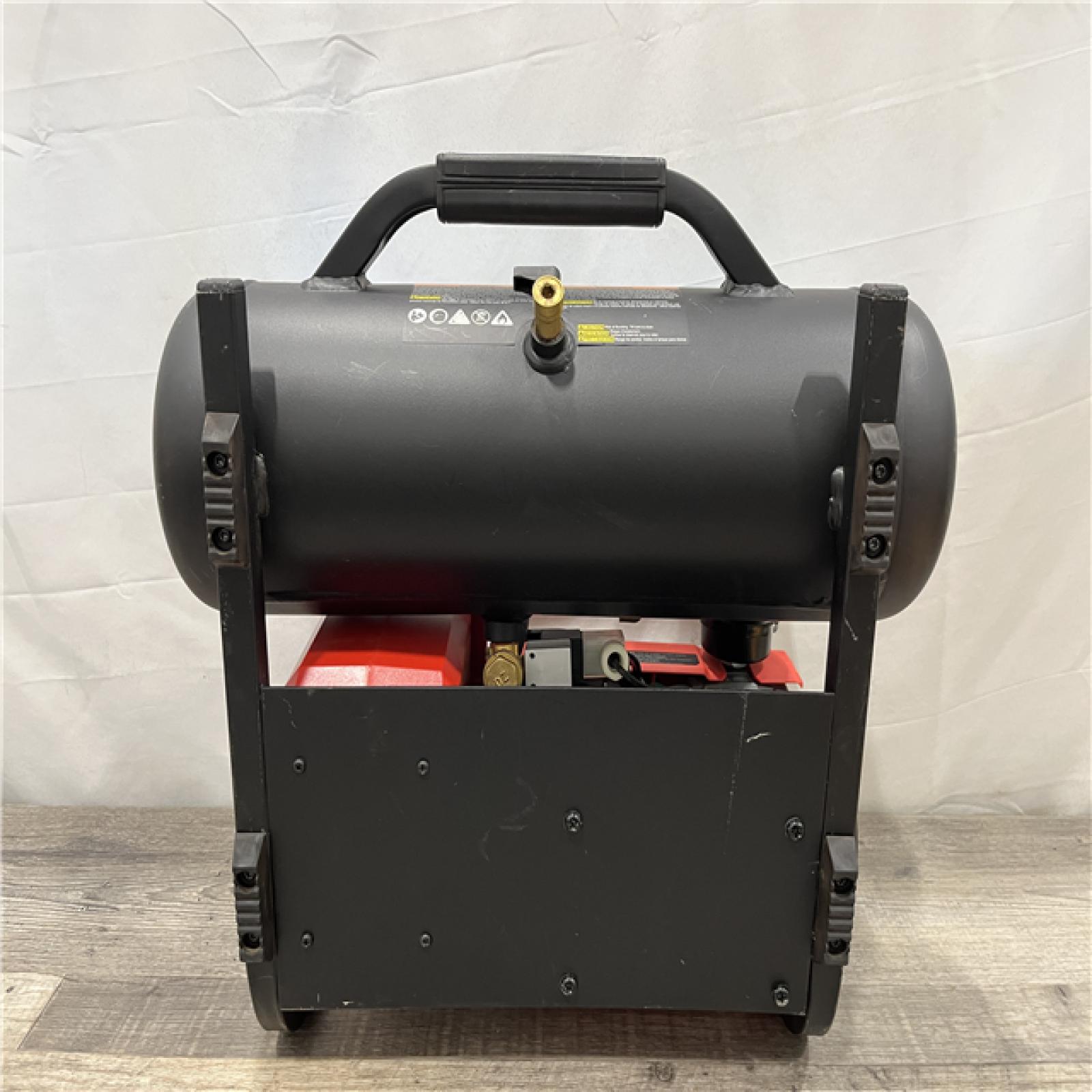 AS-IS Milwaukee FUEL 18-Volt Lithium-Ion Brushless Cordless 2 Gal. Electric Compact Quiet Compressor (Tool-Only)