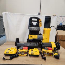 AS-IS- FLEXVOLT 60V MAX Lithium-Ion 160 MPH, 760 CFM Back Pack Blower with (2) 15 Ah Batteries and Charger