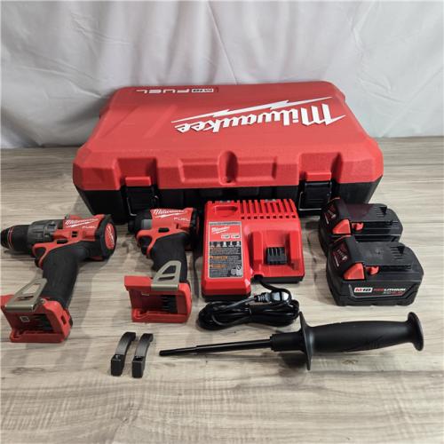 AS-IS MILWAUKEE FUEL 18V Cordless Hammer Drill and Impact Driver Combo Kit