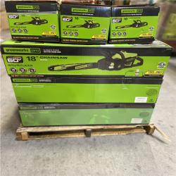 DALLAS LOCATION - Greenworks Pro Bare Tool 60-Volt Max Lithium Ion 18-Inch GEN2 Brushless Cordless Electric Chainsaw; Battery and Charger Not Included 15 (UNITS)