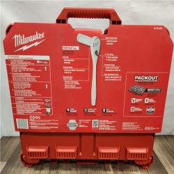 NEW- MILWAUKEE 1/2 DRIVE METRIC & SAE RATCHET AND SOCKET SET