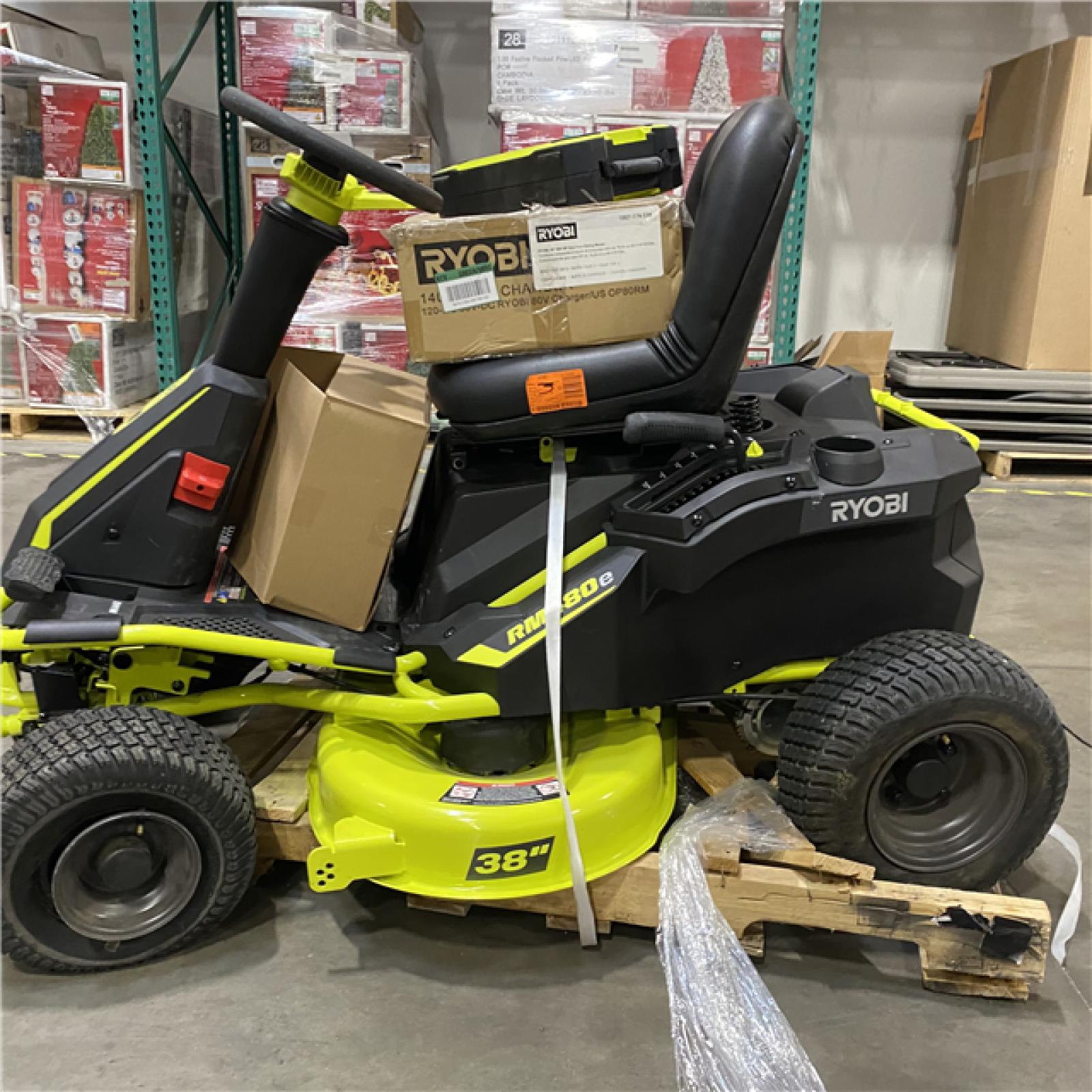 Dallas Location - As-Is Ryobi RM480E Electric Riding Mower