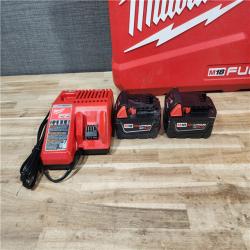 HOUSTON LOCATION - AS-IS Milwaukee  FUEL 18V Lithium-Ion Brushless Cordless Hammer Drill and Impact Driver Combo Kit