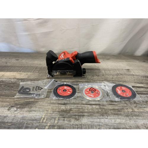 AS-IS Milwaukee  FUEL 12V Lithium-Ion Brushless Cordless 3 in. Cut Off Saw (Tool-Only)