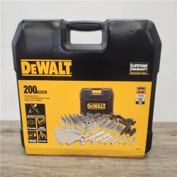 Phoenix Location NEW DEWALT 1/4 in., 3/8 in., and 1/2 in. Drive Polished Chrome Mechanics Tool Set (200-Piece)