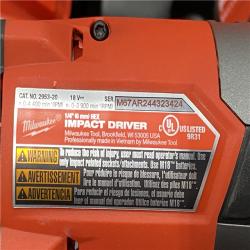 AS-IS Milwaukee FUEL 18V Lithium-Ion Brushless Cordless Hammer Drill and Impact Driver Combo Kit