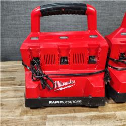 HOUSTON LOCATION - AS - IS MILWAUKEE BATTERY CHARGER PACK QTY - 2
