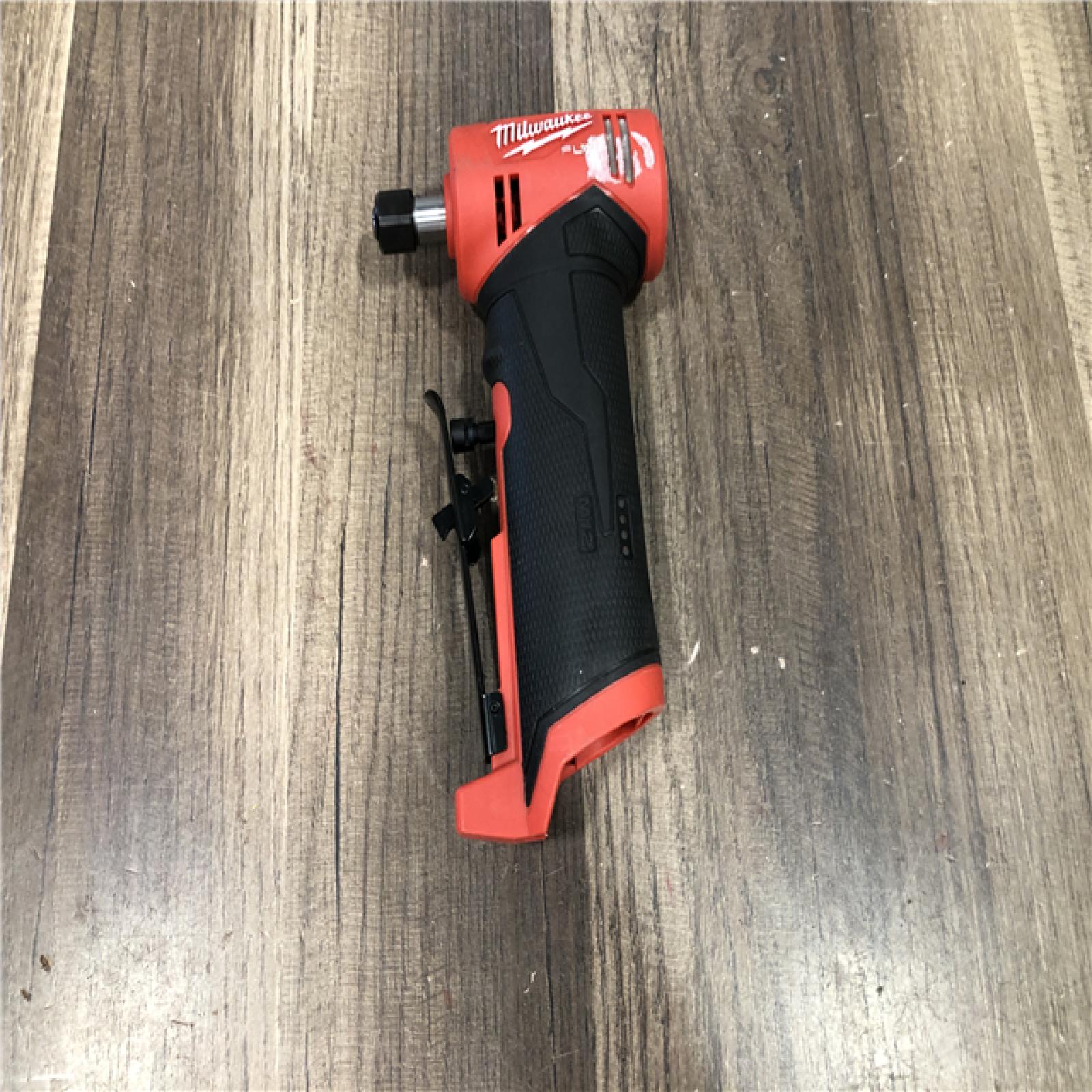 AS-IS Milwaukee FUEL 12V Lithium-Ion Brushless Cordless 1/4 in. Right Angle Die Grinder (Tool-Only)