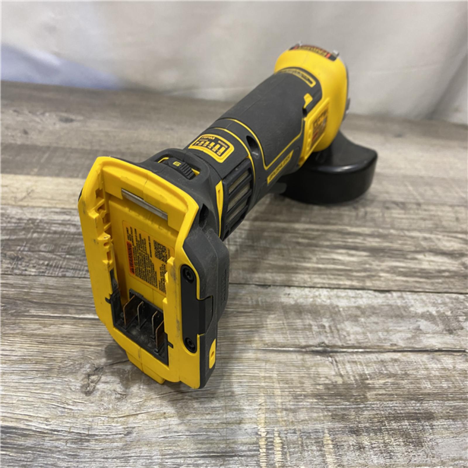 AS-IS DEWALT 20V XR Cordless 4-1/2. in. to 5 in. Variable Speed Angle Grinder (Tool Only)