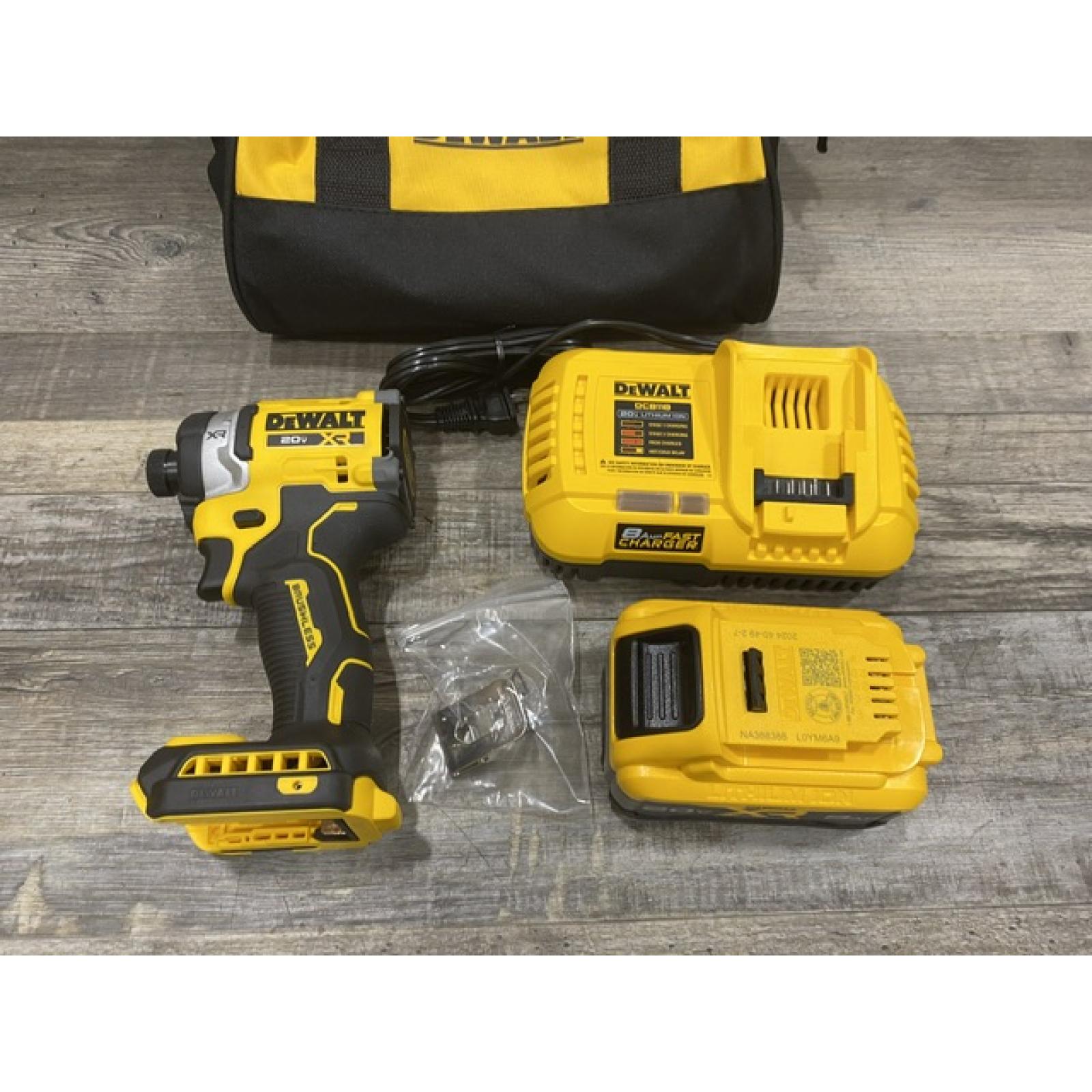 AS-IS DEWALT 20V XR Lithium-Ion Cordless Hammer Drill Kit