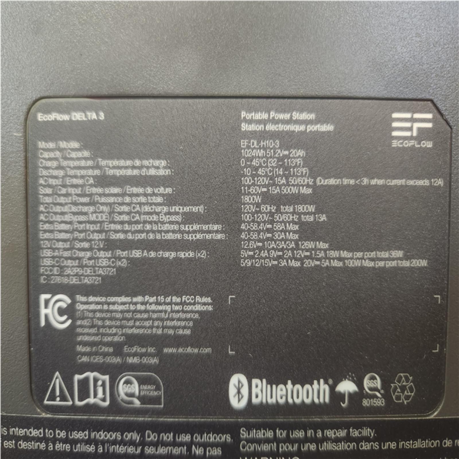 Phoenix NEW EcoFlow DELTA 3 Portable Power Station