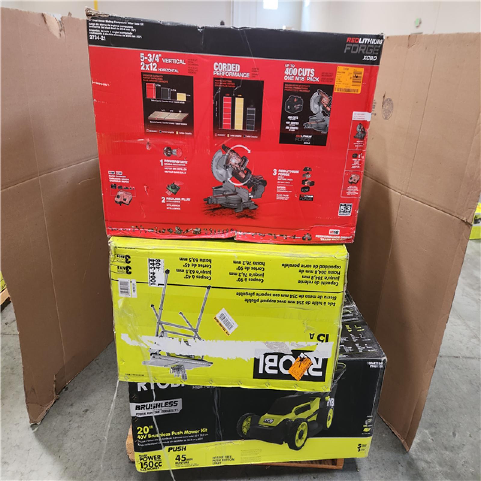 CALIFORNIA AS-IS TOOL PALLET
