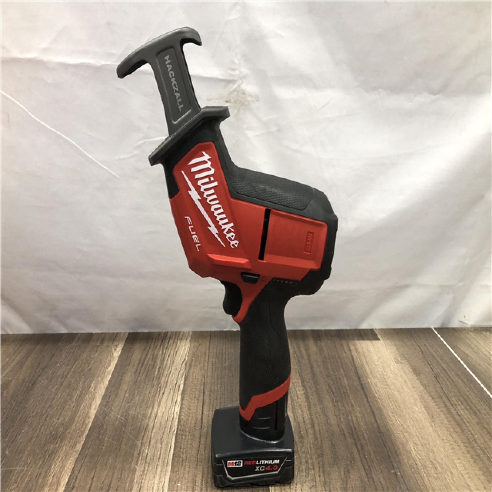 AS-IS Milwaukee FUEL 12V Lithium-Ion Brushless Cordless HACKZALL Reciprocating Saw Kit