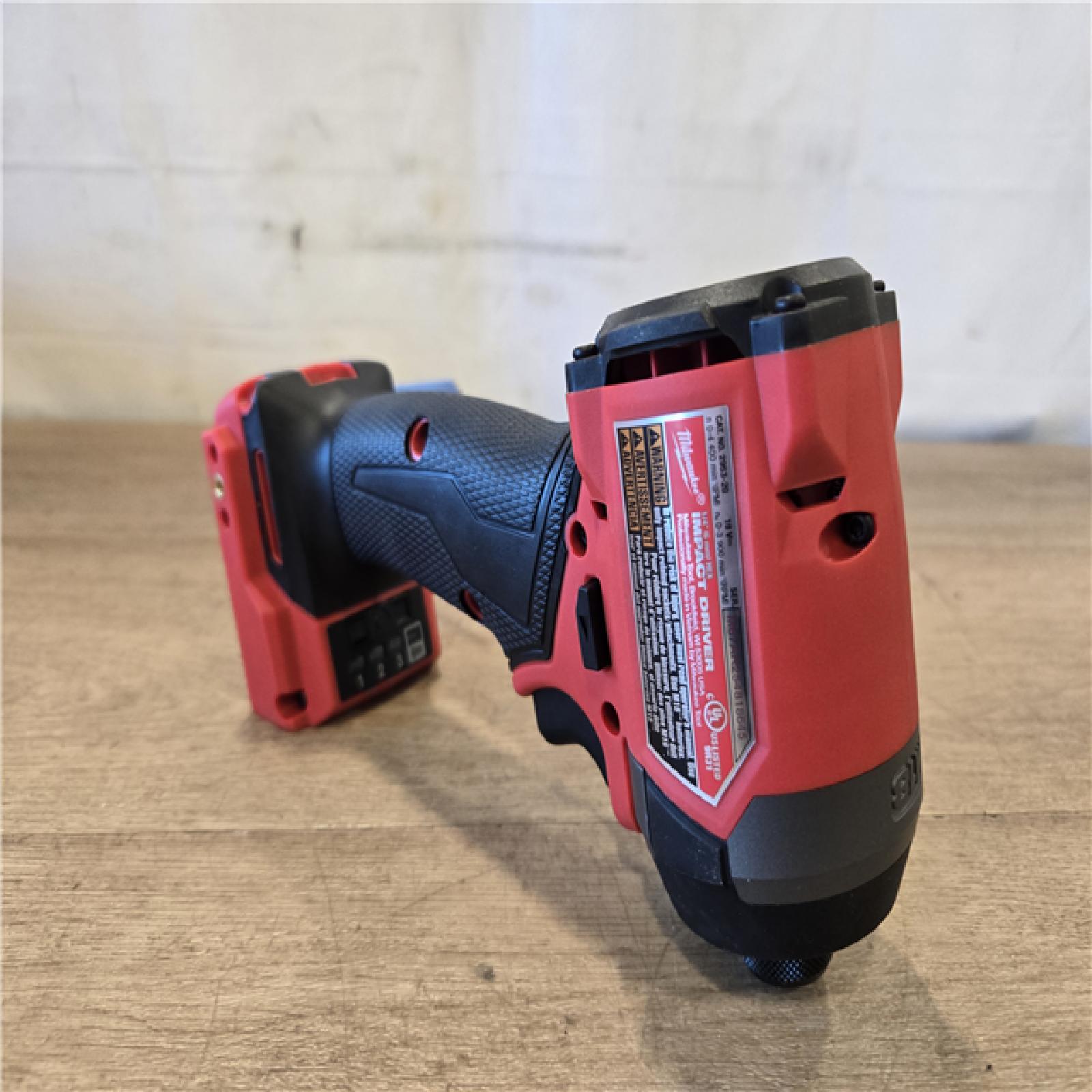 AS-IS Milwaukee FUEL 18V Cordless 1/4 in. Hex Impact Driver (Tool-Only)