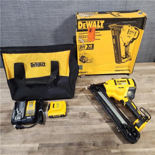 HOUSTON LOCATION - AS-IS DEWALT 20V MAX XR 15 Ga. Cordless 34 Deg Nailer 20 V