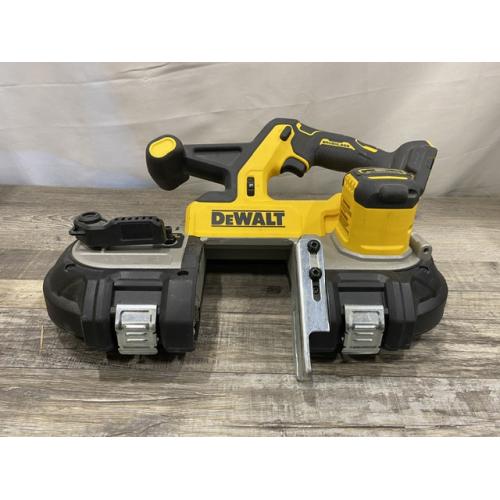 AS-IS DEWALT 20-Volt MAX 3-3/8 in. Cordless Brushless Bandsaw (Tool-Only)