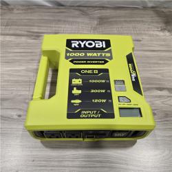 AS-IS RYOBI ONE+ 18V 1000-Watt Max 12-Volt Automotive Power Inverter