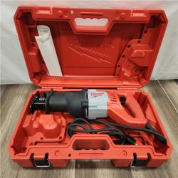 AS-IS- Milwaukee 15.0 Amp Super Sawzall Reciprocating Saw with Carrying Case (TOOL ONLY)
