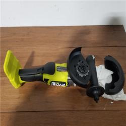 CALIFORNIA AS-IS RYOBI ONE+HP 18V BRUSHLESS 4-1/2 ANGLE GRINDER/CUT-OFF (TOOL ONLY)