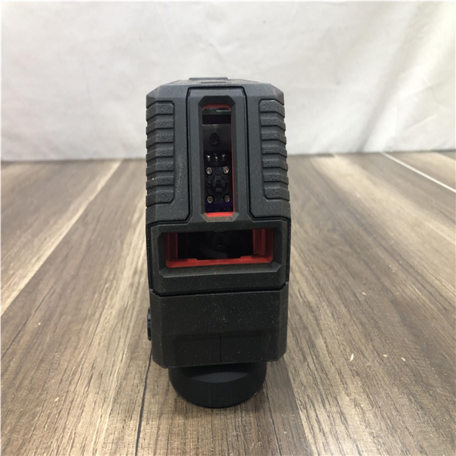 AS-IS Milwaukee Green 100 ft. Cross Line and Plumb Points Rechargeable Laser Level with REDLITHIUM Lithium-Ion