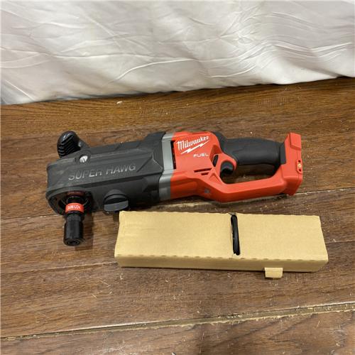 AS-IS Milwaukee M18 FUEL Brushless Cordless SUPER HAWG 7/16 in. Right Angle Drill (Tool-Only)
