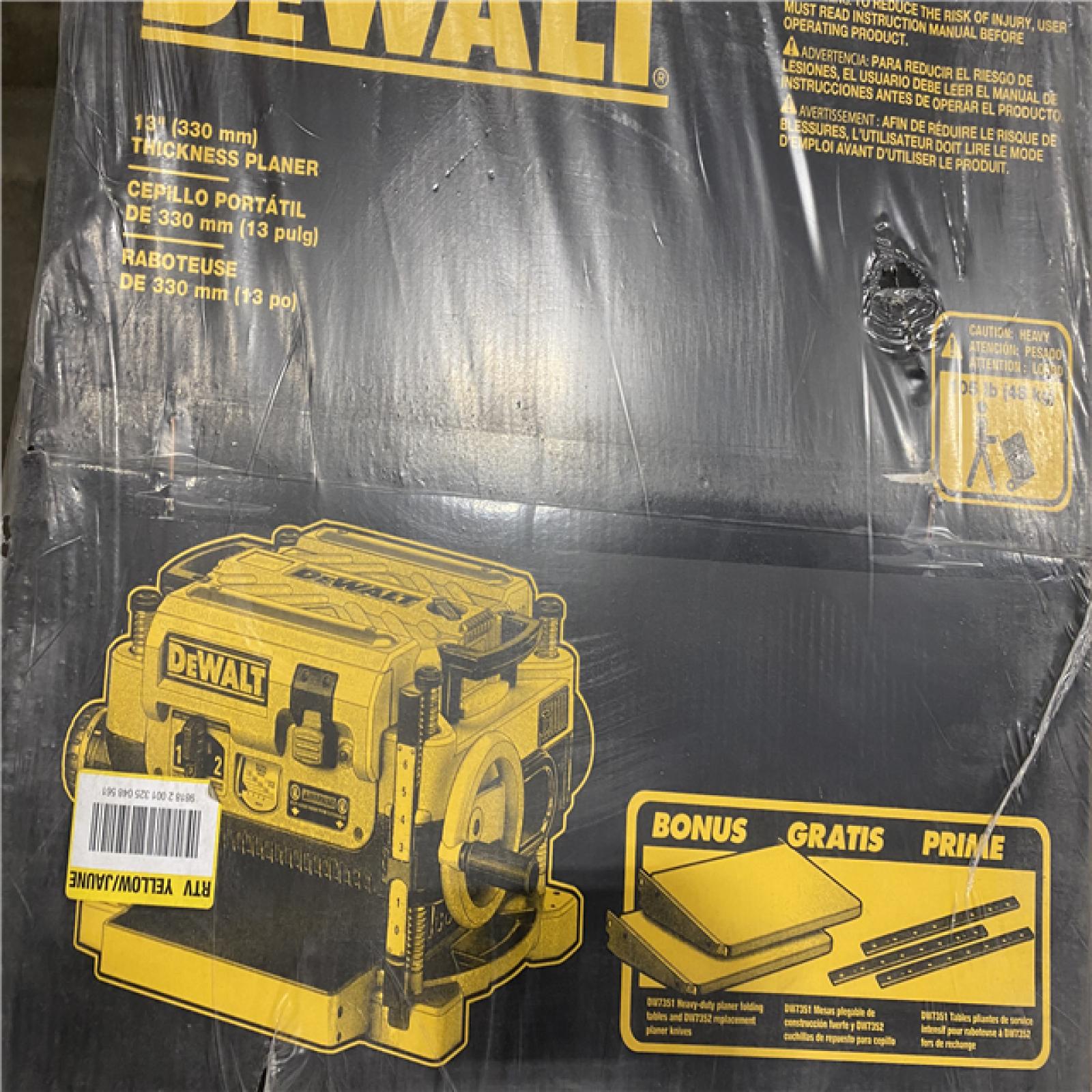 NEW- 15 Amp Corded 13 in. Heavy-Duty 2-Speed Bench Planer