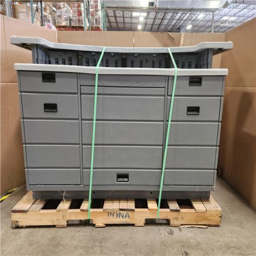 Phoenix Suncast Backyard Oasis Resin Plastic Outdoor Bar