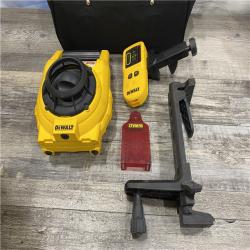 AS-IS DEWALT 150 ft. Red Self-Leveling Rotary Laser Level With Accessories