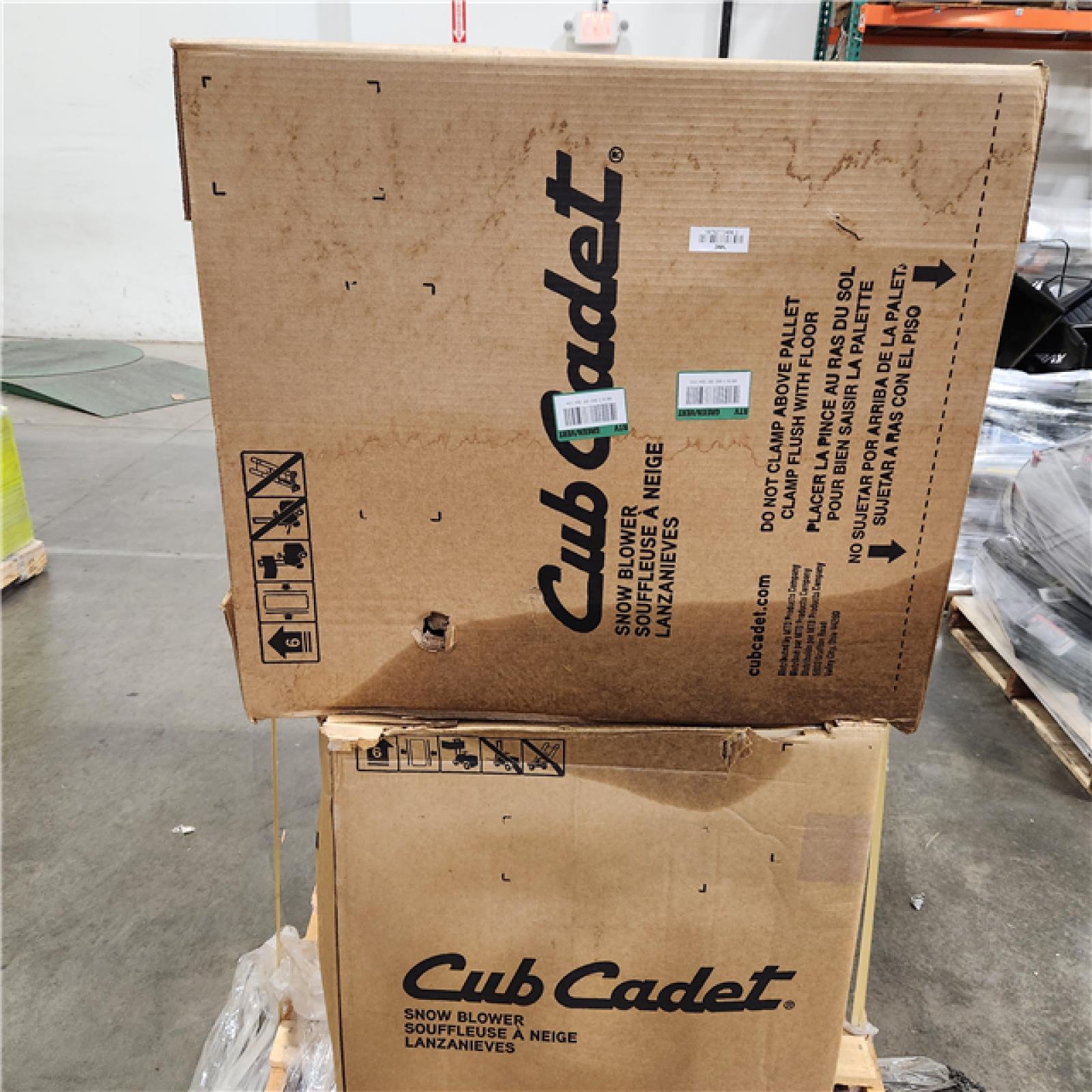 Dallas Location - As-Is Cub Cadet 2 in. x 24 in. 208 cc Electric Start Gas 2-Stage Snow Blower(Lot Of 2)