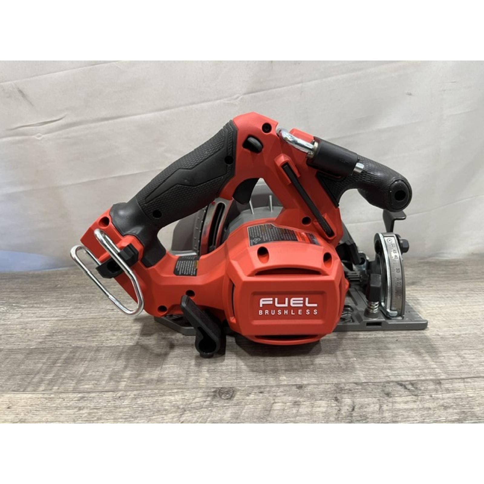 AS-IS Milwaukee FUEL 18V Lithium-Ion Brushless Cordless 6-1/2 in. Circular Saw (Tool-Only)