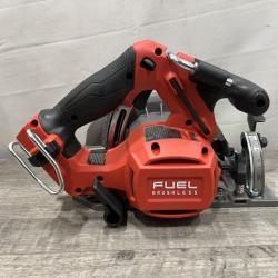 AS-IS Milwaukee FUEL 18V Lithium-Ion Brushless Cordless 6-1/2 in. Circular Saw (Tool-Only)