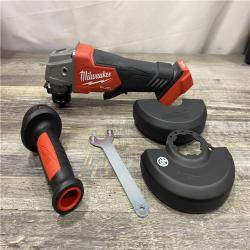 AS-IS Milwaukee FUEL 18V Lithium-Ion Brushless Cordless 4-1/2 in./5 in. Grinder w/Paddle Switch (Tool-Only)