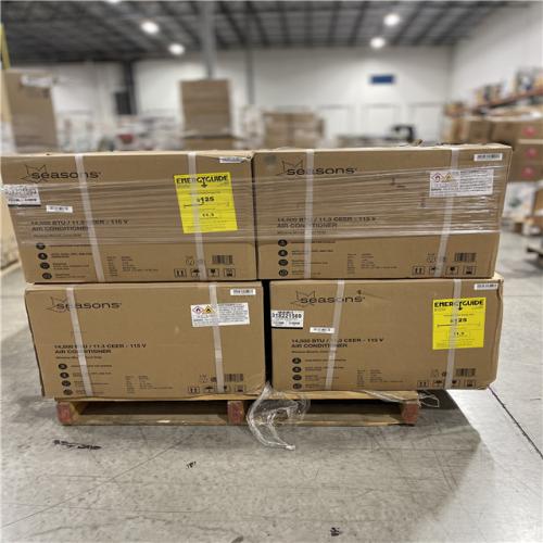 DALLAS LOCATION- Seasons® 14 500 BTU AIR CONDITIONER PALLET- (8 UNITS)