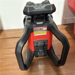 California NEW Milwaukee M18 Red Exterior Rotary Laser Level Kit w/Receiver, includes (1) Battery & Charger