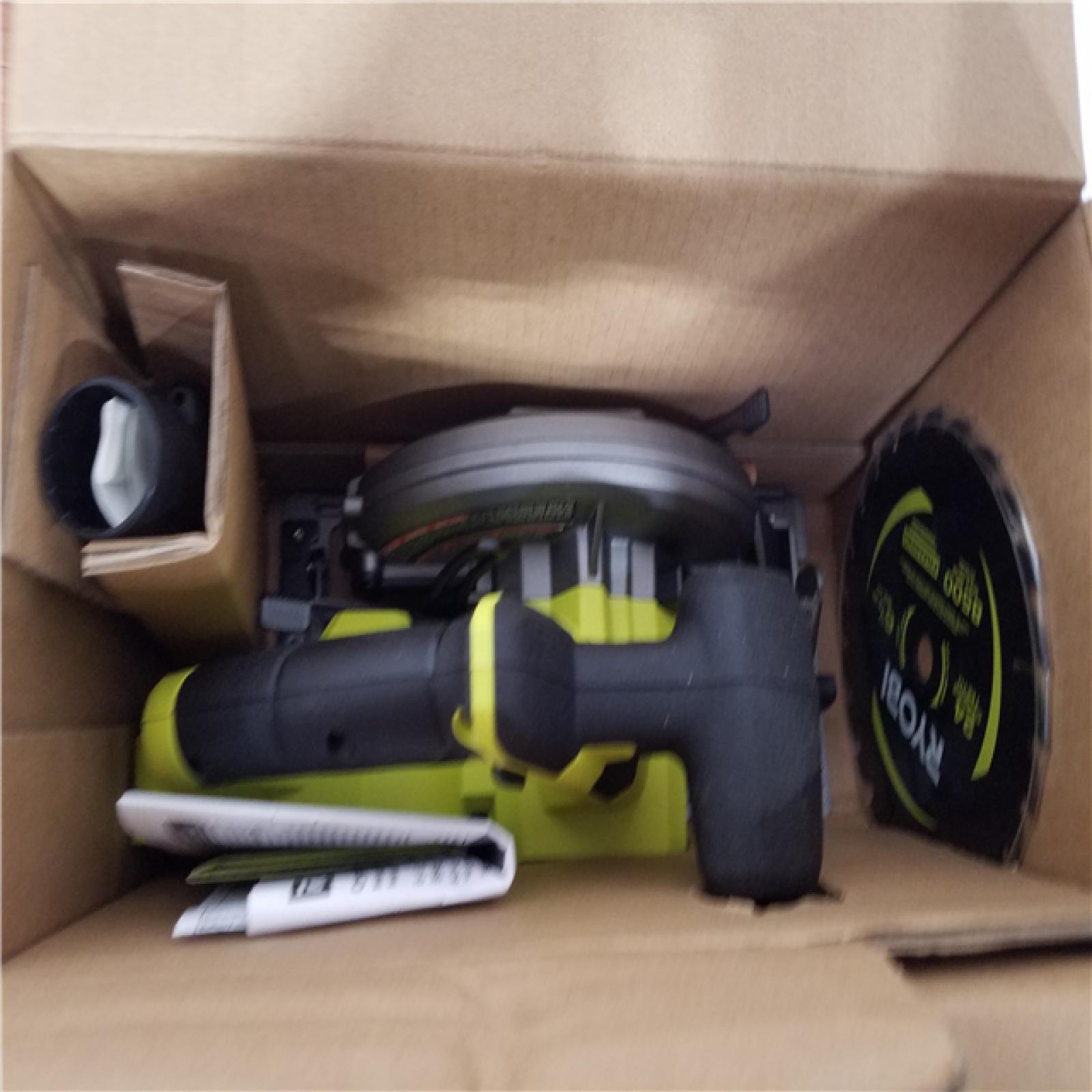 CALIFORNIA AS-IS RYOBI ONE+HP18V COMPACT BRUSHLESS 6-1/2CIRCULAR SAW (TOOL ONLY)