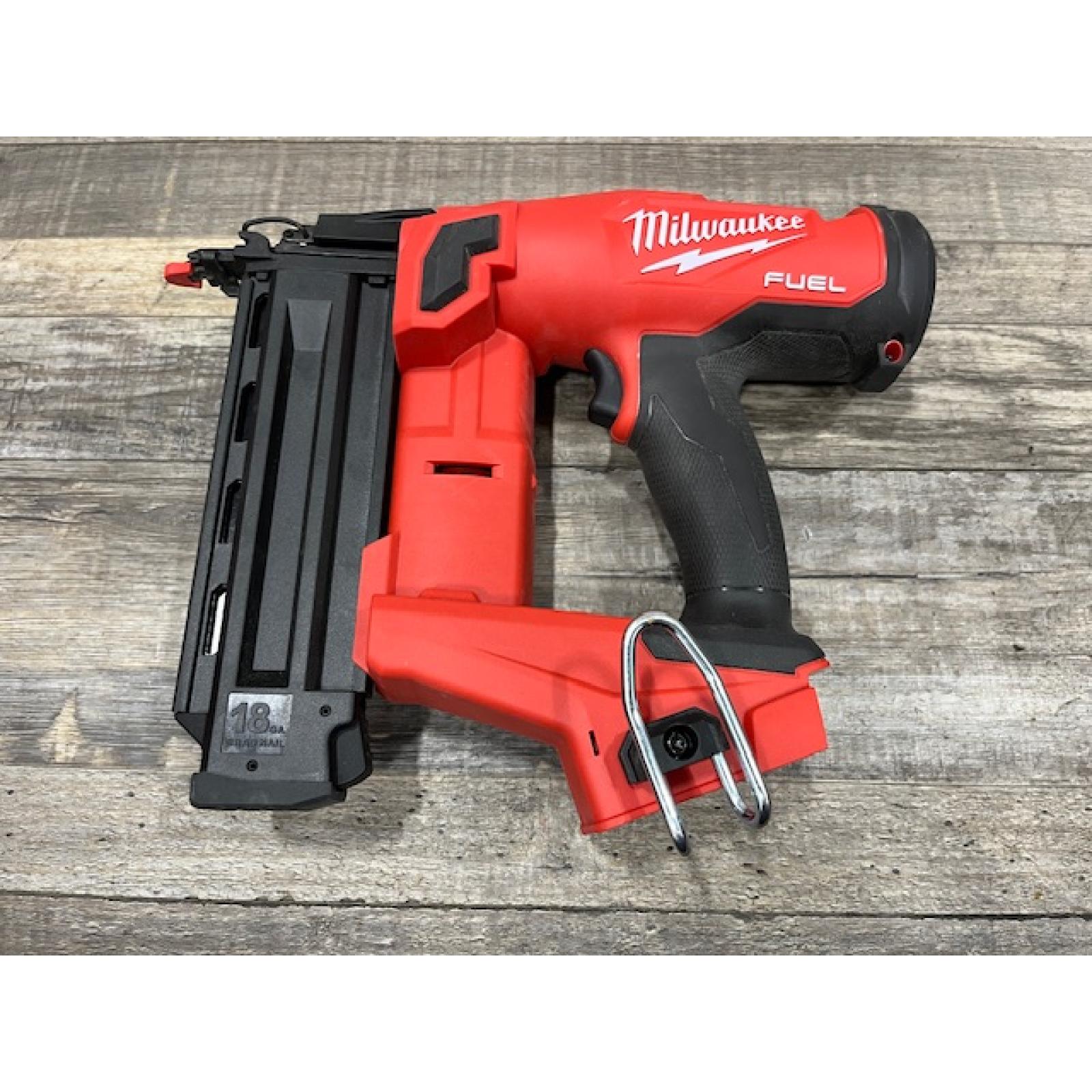 AS-IS Milwaukee FUEL 18-Volt Lithium-Ion Brushless Cordless Gen II 18-Gauge Brad Nailer (Tool-Only)