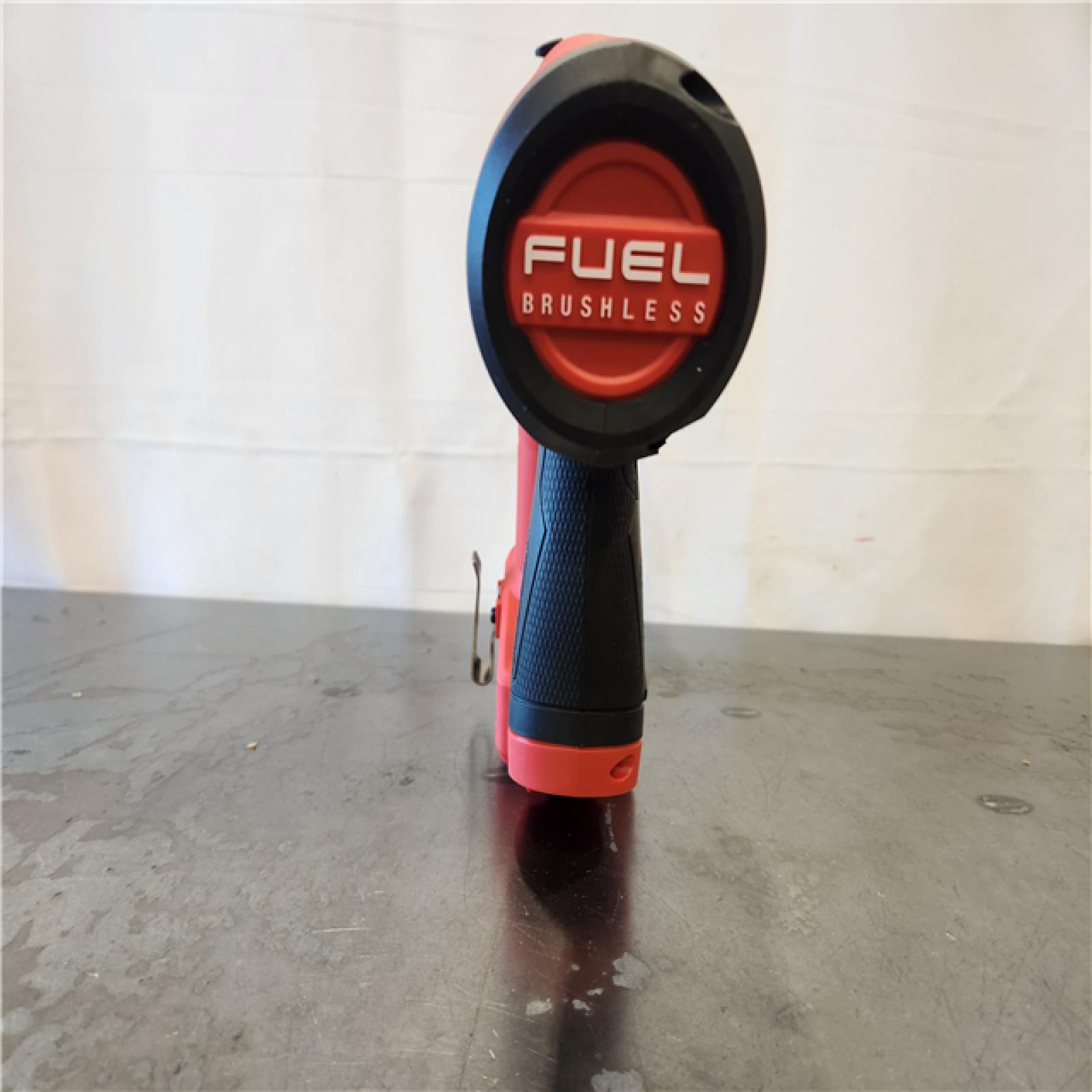 AS-IS- M12 FUEL 12-Volt Lithium-Ion Brushless Cordless 18-Guage Compact Brad Nailer (Tool Only)