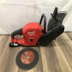AS-IS Milwaukee FUEL ONE-KEY 18V Lithium-Ion Brushless Cordless 9 in. Cut Off Saw (Tool-Only)