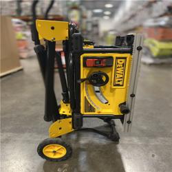 Dallas Location - As-Is DEWALT 15 Amp Corded 10 in. Job Site Table Saw with Rolling Stand