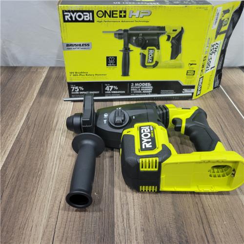 GOOD RYOBI 18V ONE+ HP Brushless Cordless 1-inch SDS Rotary Hammer (Tool-Only)